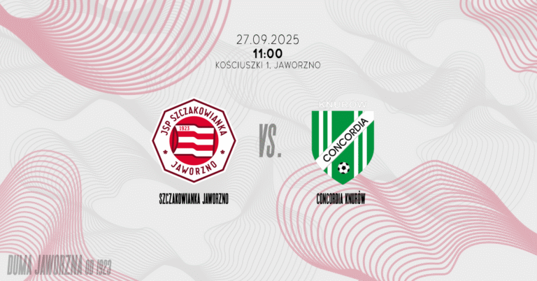 Wracamy na własny stadion! Szczakowianka podejmuje Concordię Knurów
